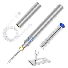 Cordless Soldering Iron Kit, 1100mAh USB Wireless Electric Soldering Pen, Por...