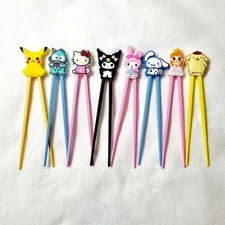 Kids Children Cute Cartoon Learning Beginners Training Chopsticks