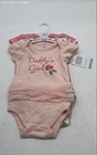 Hudson Baby Girl 3-Pack Pink Floral Polka Dot Ruffle Bodysuits NWT Sz 0-3M — photo 1