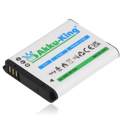 Akku-King Akku für Samsung DV100 TL105 WB30 ST77 BP-70A EA-BP70A SLB-70A BP-70EP