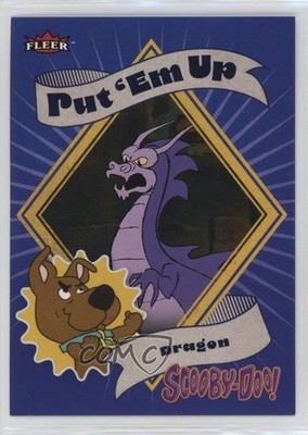2024 Fleer Scooby Doo Put 'em Up! Stickers Dragon #34 u0u