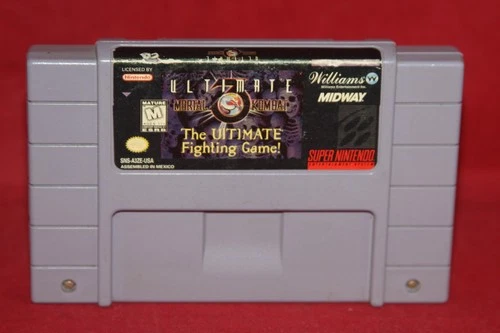 Ultimate Mortal Kombat 3 (Super Nintendo SNES, 1996) Authentic Game Cartridge