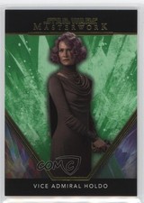 2024 Topps Star Wars Masterwork Green 28/99 Vice Admiral Holdo #44 1i3m