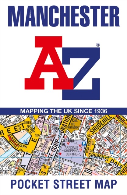 Manchester AZ Pocket Street Map by A-Z Maps - Image 3