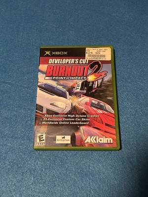 Burnout 2: Point Of Impact Developer s Cut CIB Microsoft Xbox Tested w/Reg Card