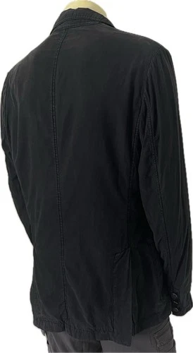 Vintage Class Roberto Cavalli Men’s Jacket IT 54 Cotton Silk Black $960 image 3