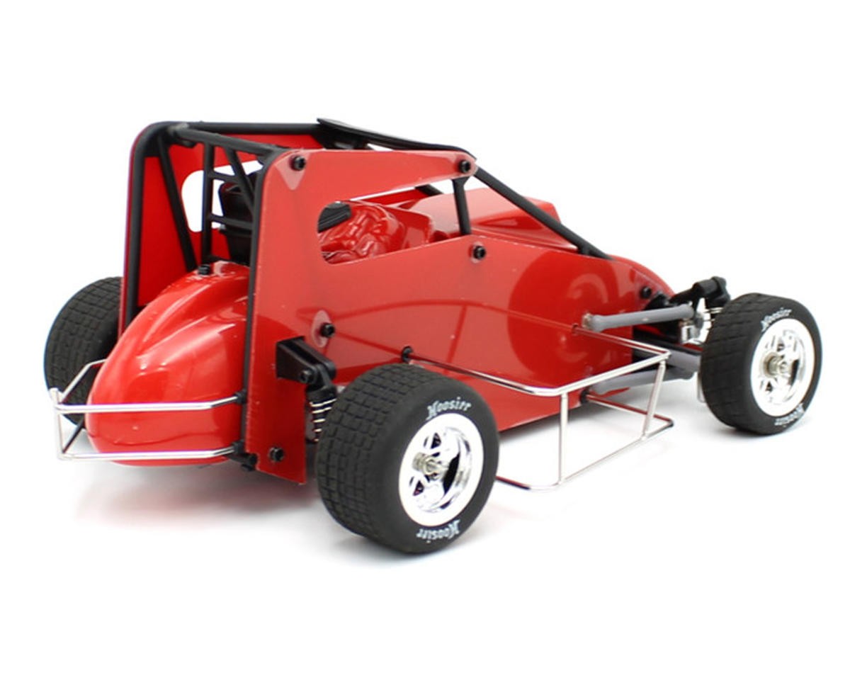 1RC Racing Midget 4.0 1/18 Brushless RTR 2WD Oval Racer (Red) [1RC1105]