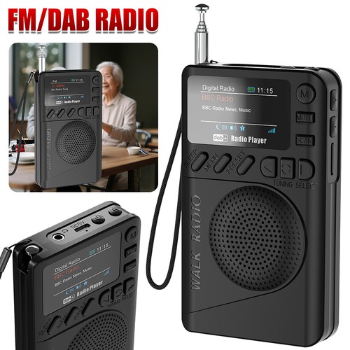 Pocket DAB/DAB+ Digital FM Radio LCD Display Good Sound Speaker Long Life - Picture 2 of 14