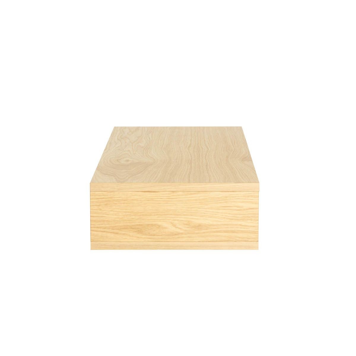 Table d'appoint murale Farsta meuble suspendu bois naturel 78cm