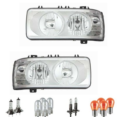 Halogen Scheinwerfer Set H1/H7 für Suzuki Ignis II A6 Avant inklusive Lampen