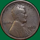 1914-D Lincoln Wheat Cent Fine F Coin #35479