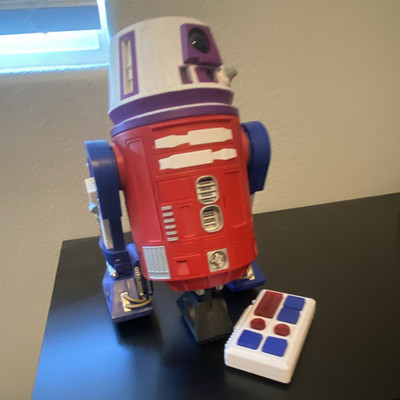 Star Wars R2-D2 Remote Control Action Figure - Red White Blue Purple Plastic