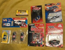 9 Vintage NASCAR Diecast Car Lot Hot Wheels Matchbox Racing Champions