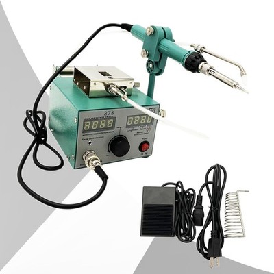 110V Programmable Soldering System with Auto-Feed 80W 176 932°F 0.8 1.4mm Solder