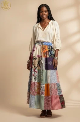 Patchwork Skirt for sale | eBay