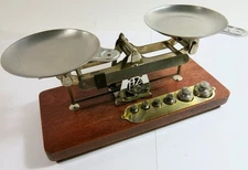 Antique Kodak Studio Scale with Weights & Box — Refinished Base plus New Feet
