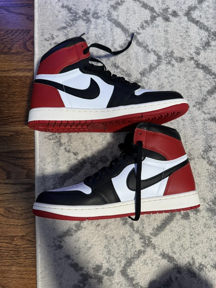 Talla 10 Nike Air Jordan Retro 1 Puntera Negra Reimaginada Alta OG Dz5485106 Foto 2 de 4