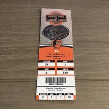 2012 ORIOLES vs BLUE JAYS TICKET CHRIS DAVIS 3 HR GAME