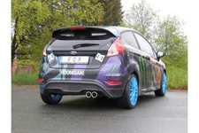 FOX Sportauspuffanlage ab Kat 2x90 eingerollt gerade für Ford Fiesta VII ST 1.6l