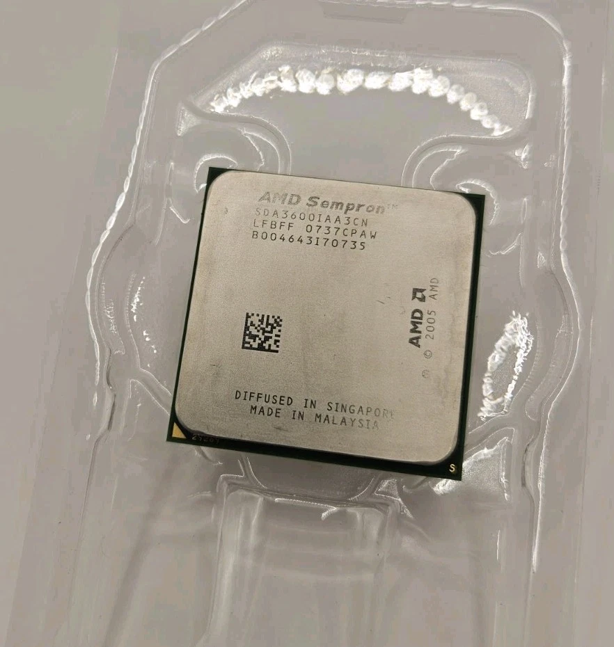 Processeur AMD Sempron 3600+ 2 GHz, Socket AM2, SDA3600IAA3CN - Occasion Testé