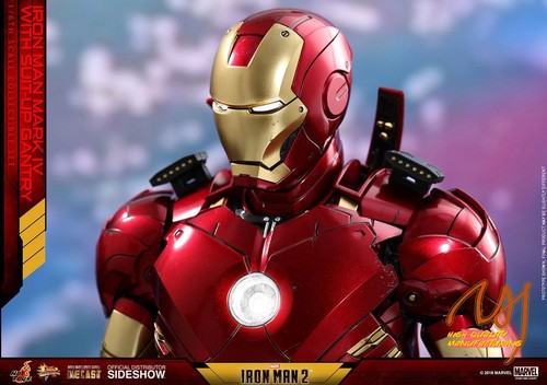 Figura de acción Hot Toys Mms462d22 1/6 Iron Man 2 Mark Iv con pórtico traje - Imagen 16 de 23