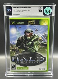 Halo: Combat Evolved &bull; WATA 9.4 CIB &bull; Launch Team NFR &bull; Xbox &bull; Not VGA/CGC