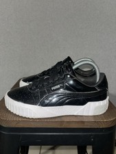 KIds' Puma Cali Patent Lace Up Platform 5c