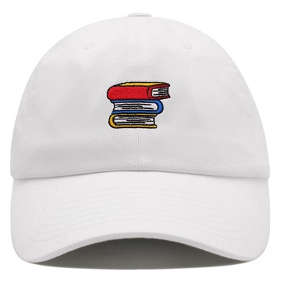 JPAK Stack of Books Premium Dad Hat Soft Cotton Breathable Gift