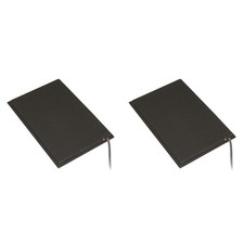 Farm Innovators 100 Watt Large Plastic Heated Pet Mat with Fleece Cover, 2 Pack