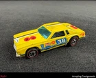 Vintage 1975 Original Mattel Hot Wheels Redline Monte Carlo Stocker Yellow