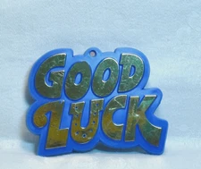 Hallmark Vintage Painted Plastic Cookie Cutter - Good Luck Horse Racing New Job