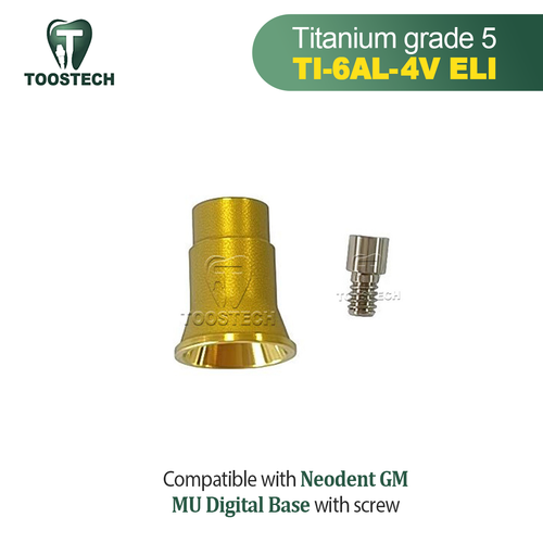 Multi unit Titanium Digital base DESS shape fits to Neodent GM D4.8mm - Picture 1 of 7