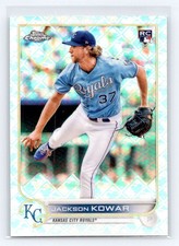 2022 Topps Chrome Logofractor Edition #105 Jackson Kowar RC Kansas City Royals