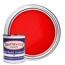 Craftmaster Boat Paint Mid Red Undercoat 1L Narrowboat
