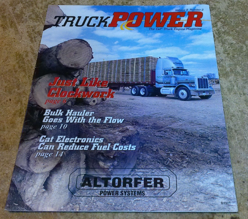 1998 volume 9 #2 CAT truck power magazine very good shape used