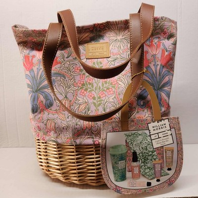 William Morris Useful & Beautiful Geranium & Eucalyptus Picnic Tote Set