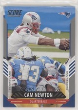 2021 Score Scorecard Cam Newton #36 1hs9