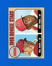 Indians 1968 Rookie Stars (Bill Davis / Jose Vidal)