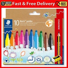 STAEDTLER Felt Pens for Toddlers - Noris Jumbo Colouring Markers - Includes HB P