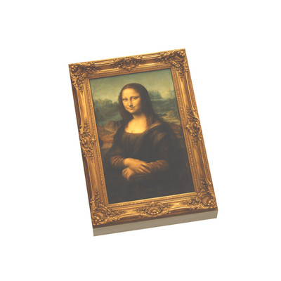 Mona Lisa - Minifig Scale Art - Printed 2x3 Tile - MOC