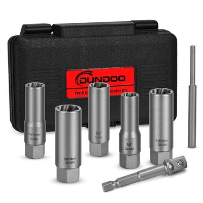 7pcs Bolt Extractor Kit, Stripped Set, Deep Long Easy Out 7PCS 