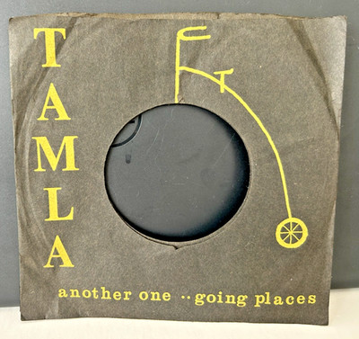 Hard To Find- Black Tamla 45 Sleeve, ''another one going places''