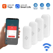 Tuya WiFi Smart Vibration Sensor Motion Detection Smart Life App Real-time Alert