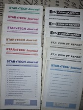 Startech Journal Manual Lot 2004 *12 Issues* Coin Op Pinball Jukebox Arcade