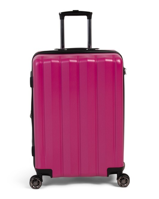 CALPAK 25in Magenta Purple Zyon Hardside Spinner Wheel Spinner