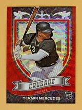 2021 Panini Crusade Yermin Mercedes RC 113/199 Ruby Wave #16 Chicago White Sox