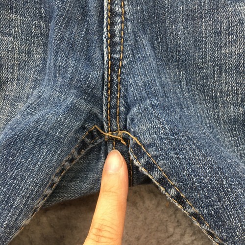 Vigoss New York Boot Jeans Womens 13 (Actual 36x32) Blue 5 Pockets Mid Rise - Picture 10 of 19