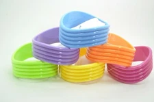 chunky style mix colorful Plastic bangle/Bracelets party fashion jewelry lot #3