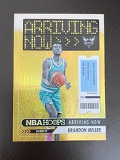 2023-24 Panini NBA Hoops - Arriving Now Gold Foil #13 Brandon Miller (RC)