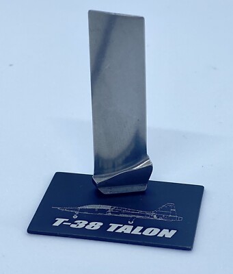 T-38 USAF Jet Engine Blade. Fighter Pilot Gift Ejection Seat Desk Model NASA